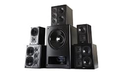 Audio components and bigger speakers for larger rooms